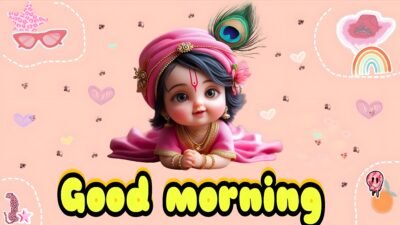 Desktop Wallpaper HD Cute Baby Krishna Good Morning
