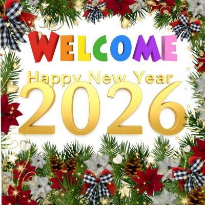 Happy New Year 2026 Wallpaper – Festive New Year 2026