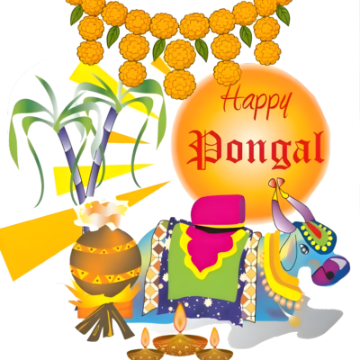 Festive Wallpaper – Happy Pongal Festival