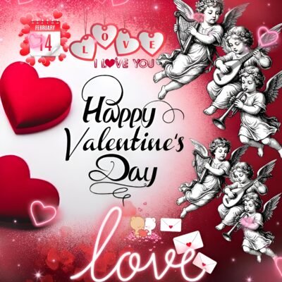 Happy Valentine’s Day Love Art HD Wallpaper