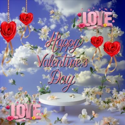 Happy Valentine’s Day Romantic Art HD Wallpaper