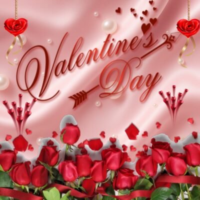 Valentine’s Day Romantic Roses HD Wallpaper
